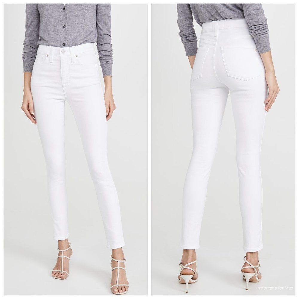 Madewell 10" high rise skinny jeans